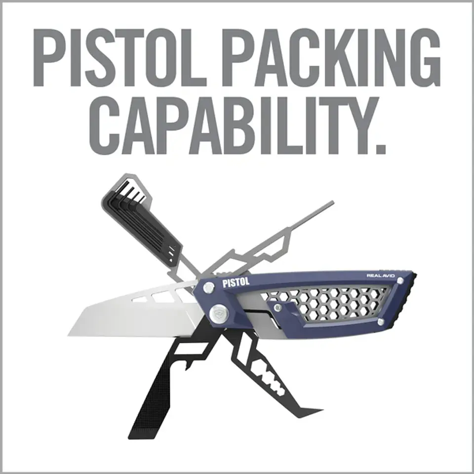 Real Avid Gun Tool Edge Pistol – Multiherramienta y Navaja Táctica para Pistolas 2