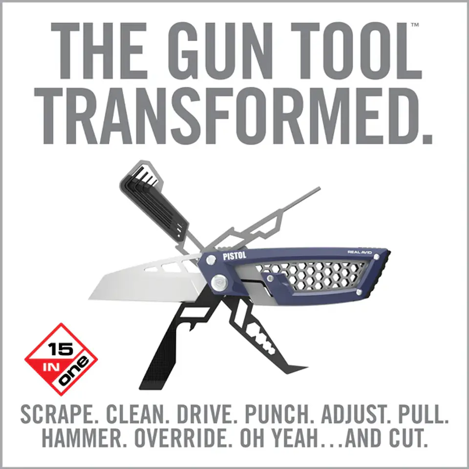 Real Avid Gun Tool Edge Pistol – Multiherramienta y Navaja Táctica para Pistolas 4