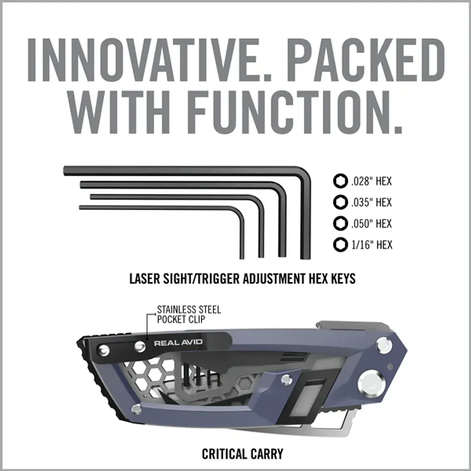 Real Avid Gun Tool Edge Pistol – Multiherramienta y Navaja Táctica para Pistolas 5