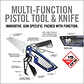 Real Avid Gun Tool Edge Pistol – Multiherramienta y Navaja Táctica para Pistolas - Miniatura 6