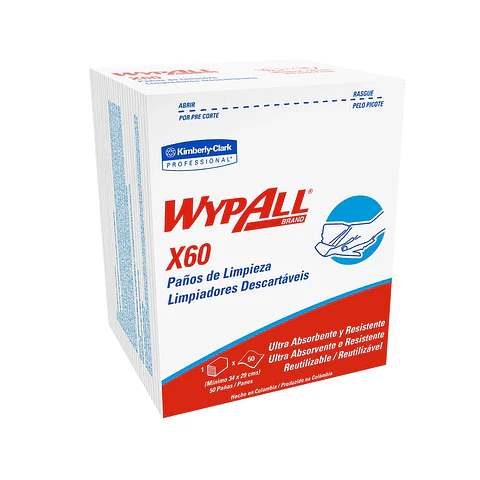 Paños de Limpieza Wypall X60 – Pack de 50 hojas
