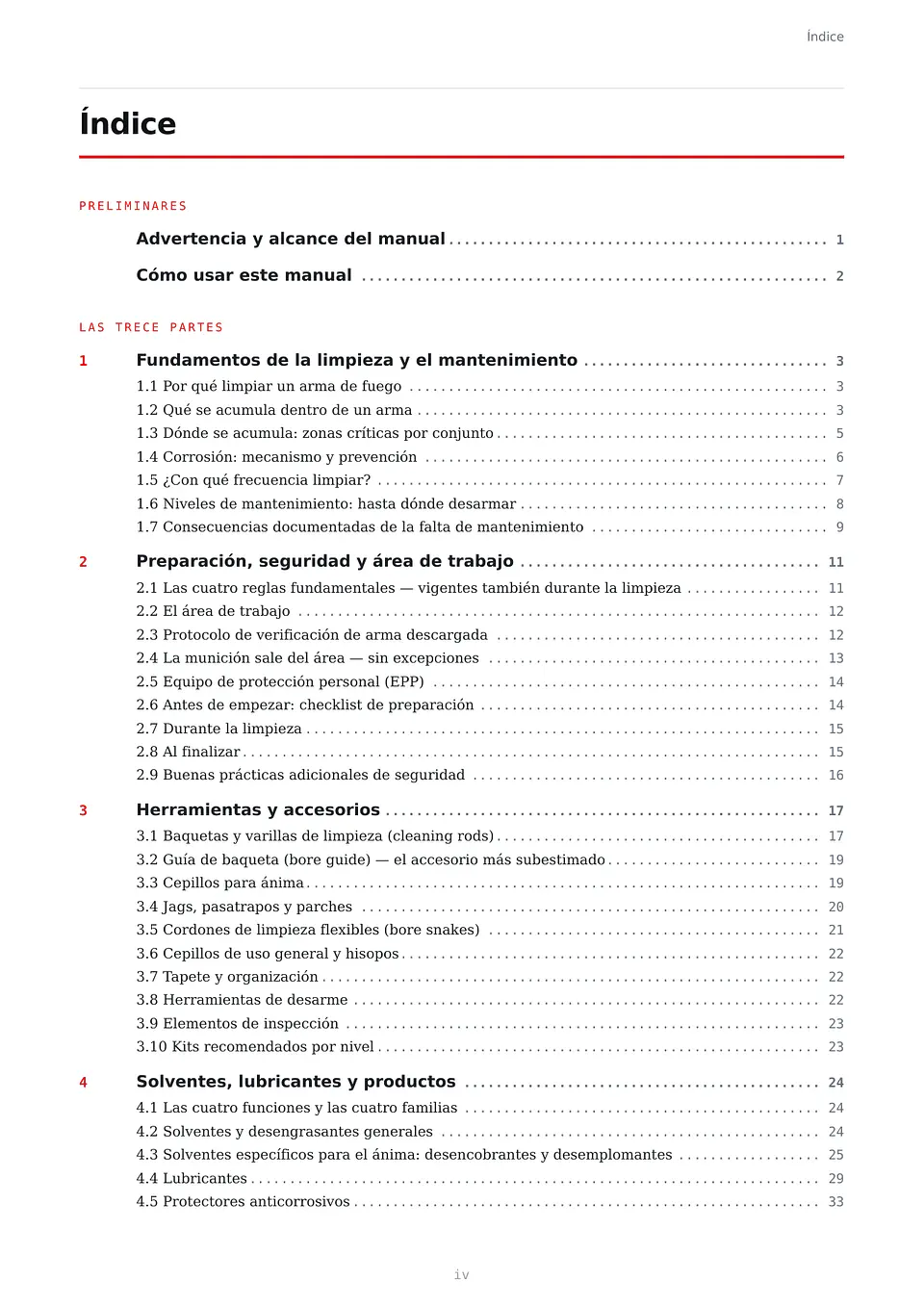 Manual de Limpieza, Mantenimiento e Inspección de Armas de Fuego 2
