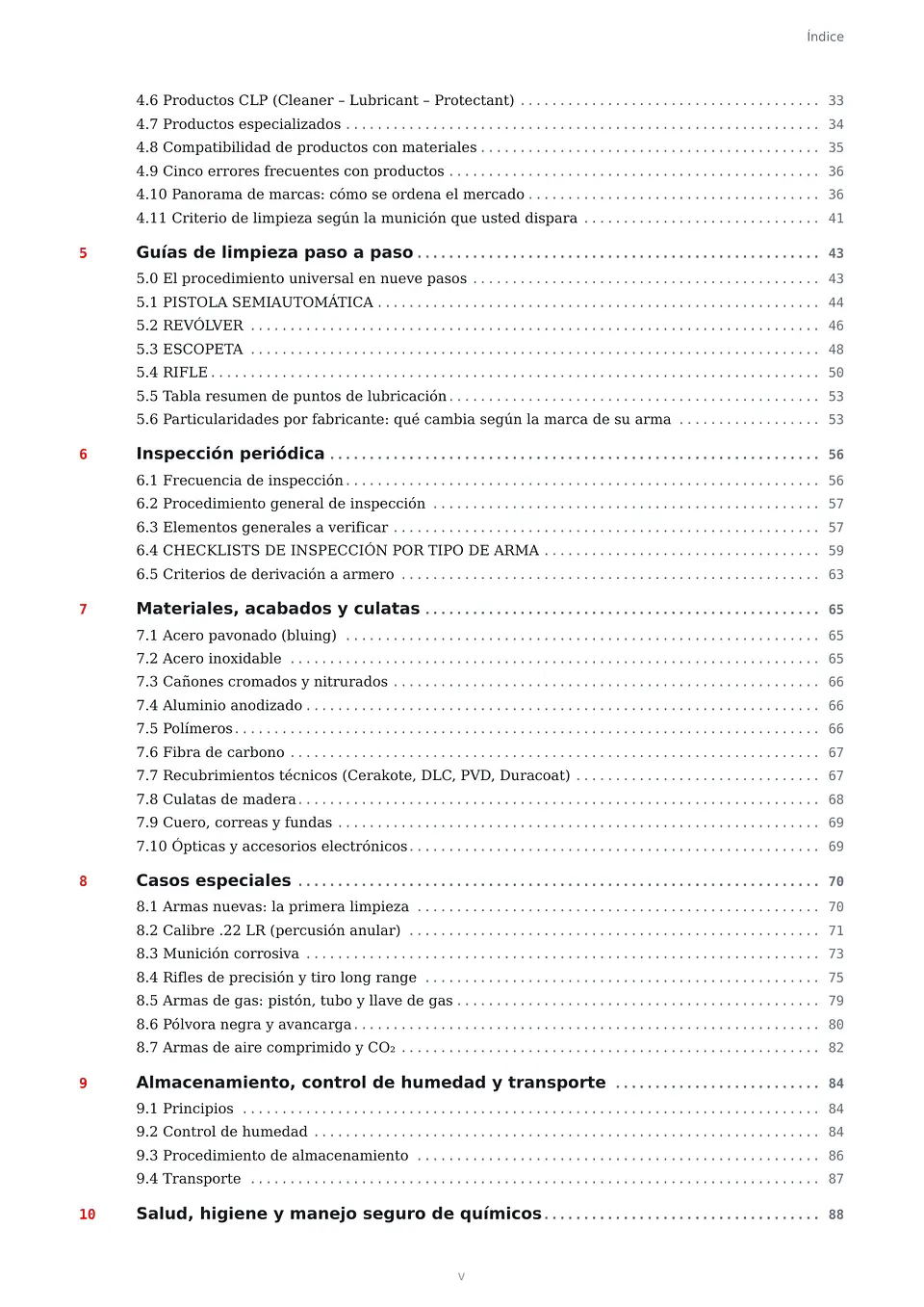 Manual de Limpieza, Mantenimiento e Inspección de Armas de Fuego 3