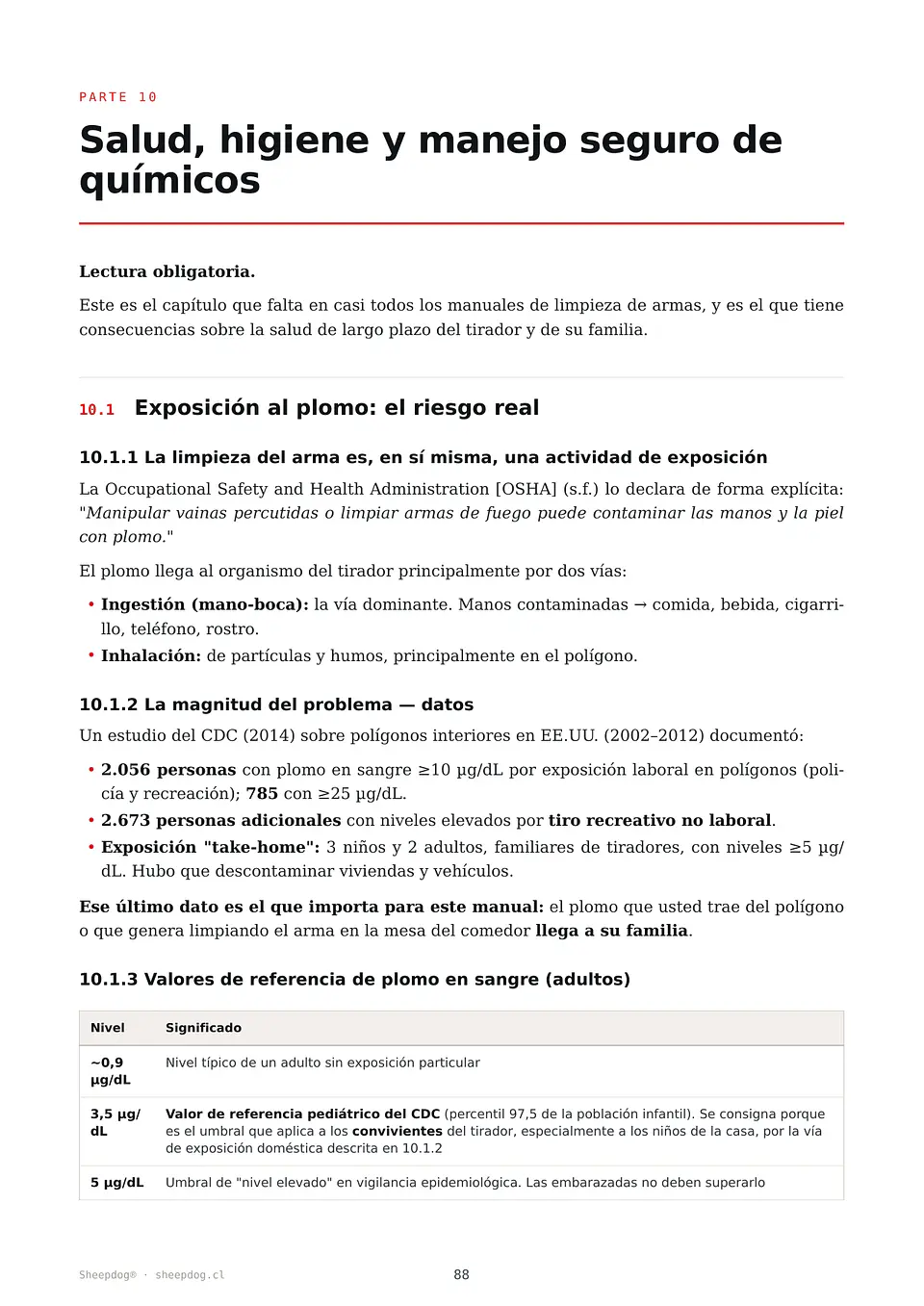 Manual de Limpieza, Mantenimiento e Inspección de Armas de Fuego 9