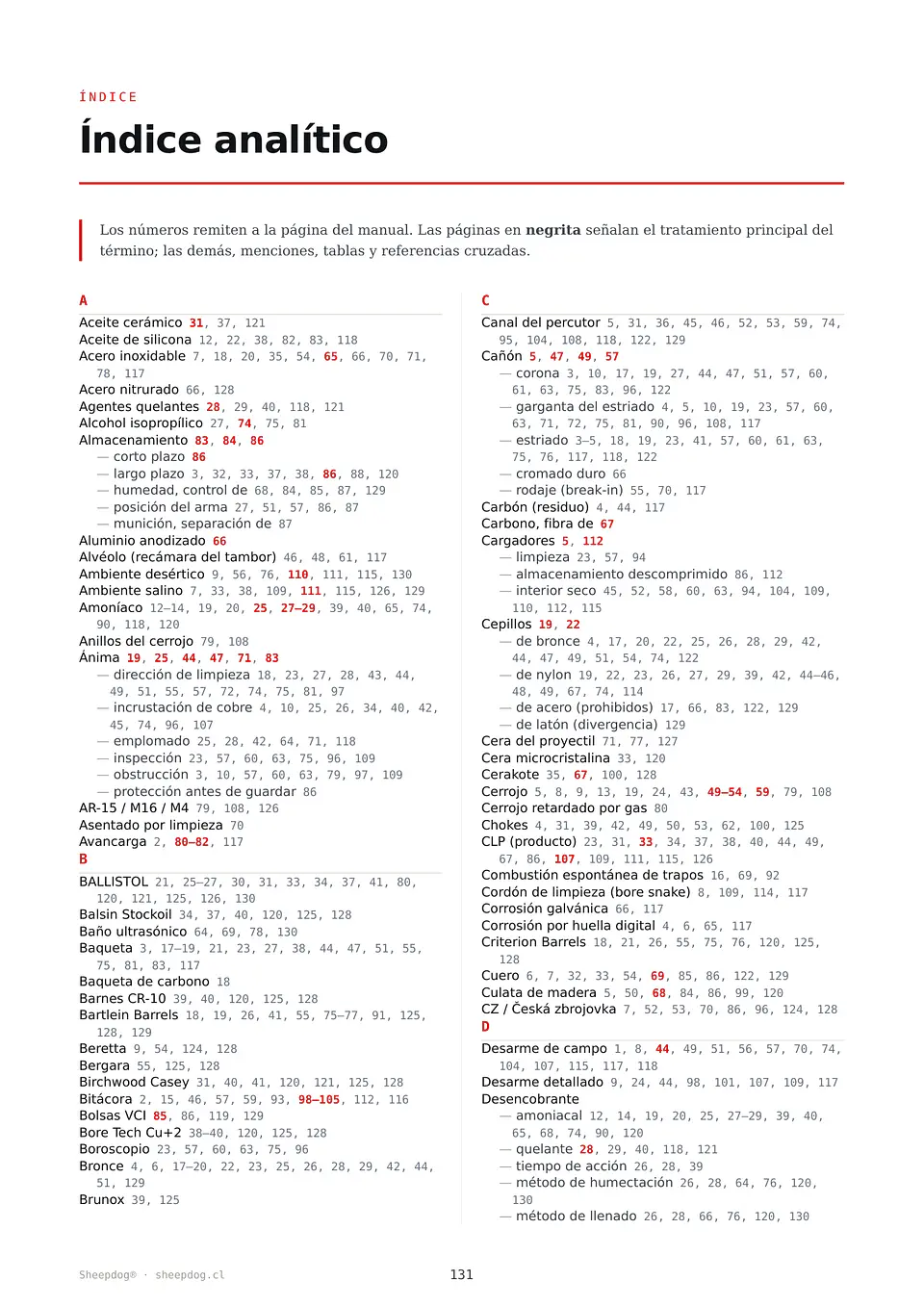 Manual de Limpieza, Mantenimiento e Inspección de Armas de Fuego 12