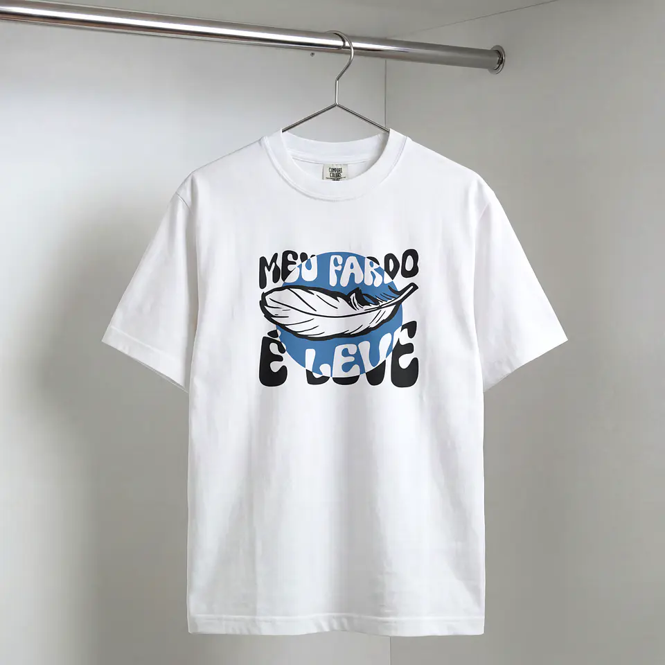 T-shirt de manga curta - Meu Fardo é Leve - Epistle Edition 3