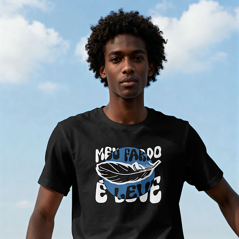 T-shirt de manga curta - Meu Fardo é Leve - Epistle Edition