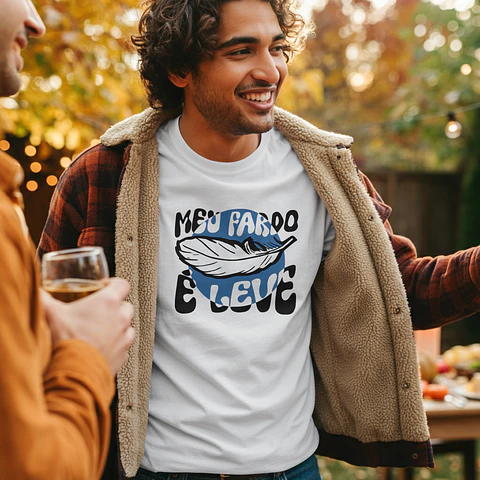 T-shirt de manga curta - Meu Fardo é Leve - Epistle Edition