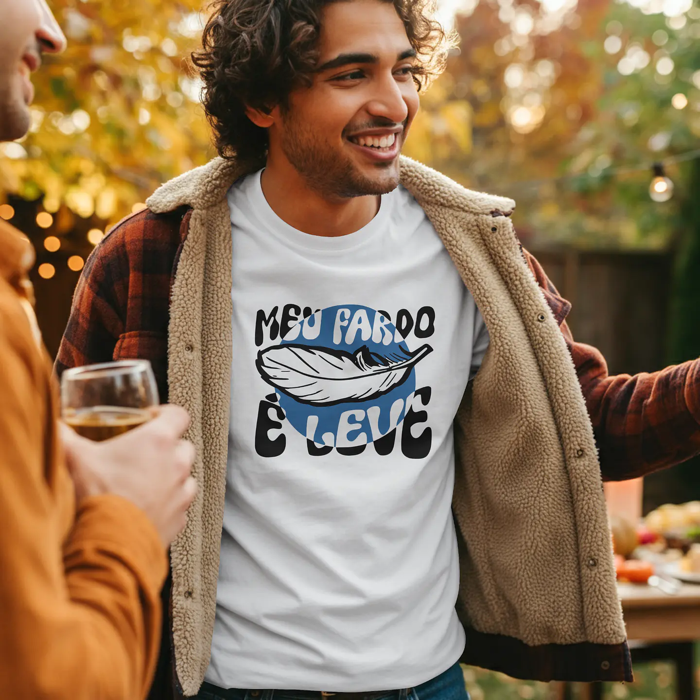 T-shirt de manga curta - Meu Fardo é Leve - Epistle Edition 2