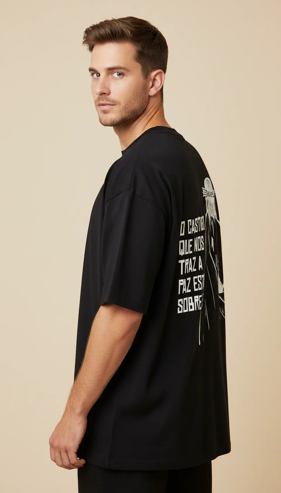 T-shirt oversized de manga curta - Castigo - Ágape Oversized Edition 6