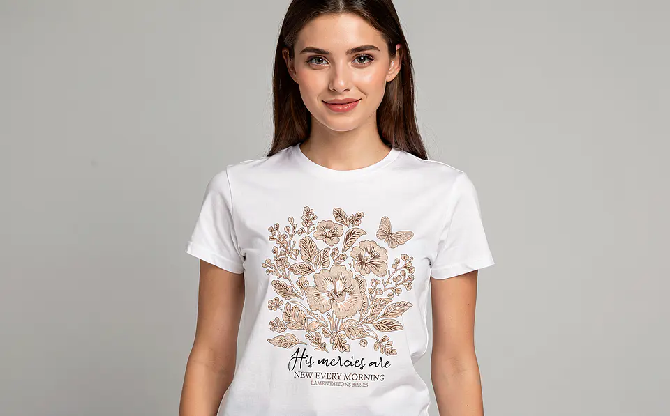 T-shirt de manga curta - Flowers - Epistle Edition 1
