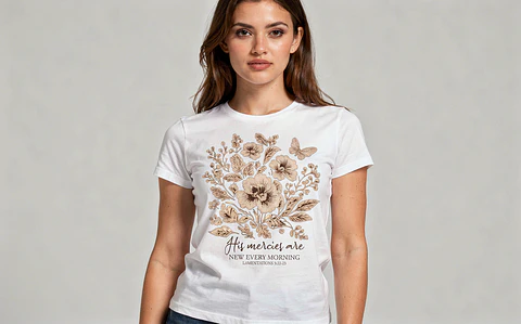 T-shirt de manga curta - Flowers - Epistle Edition