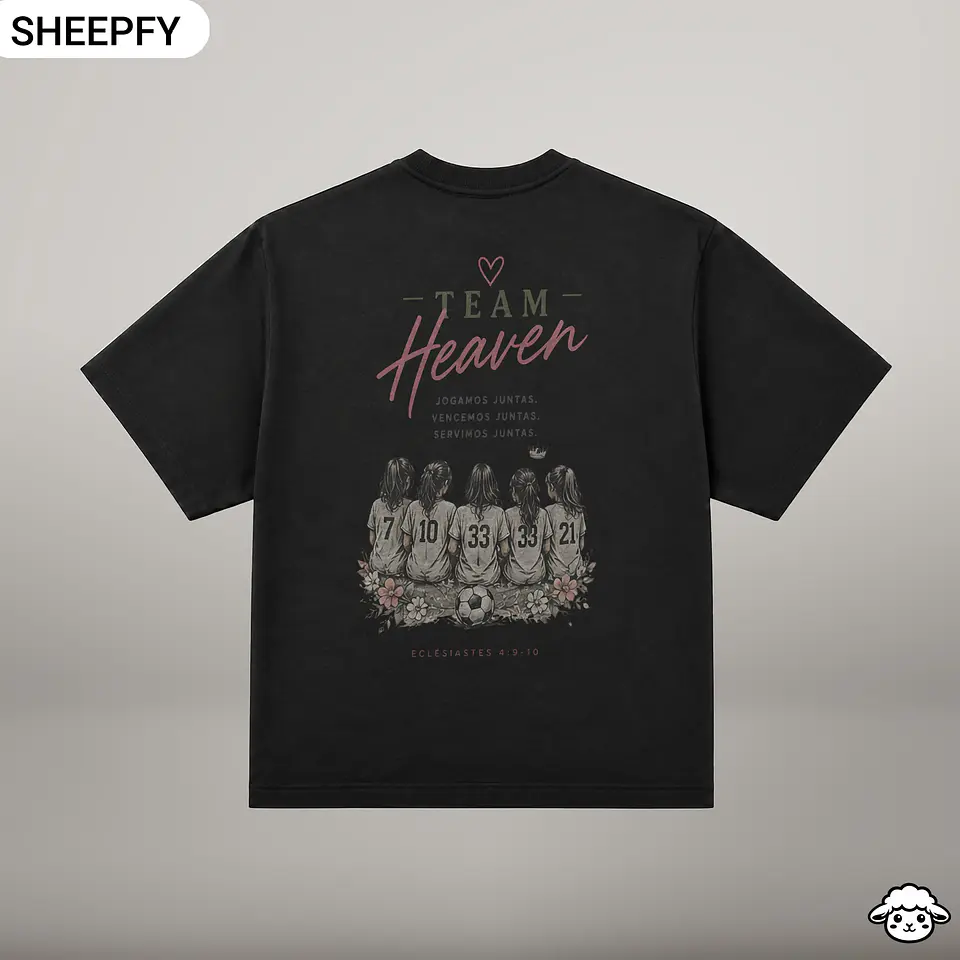 T-shirt oversized de manga curta - Team Heaven - World Cup Collection 3