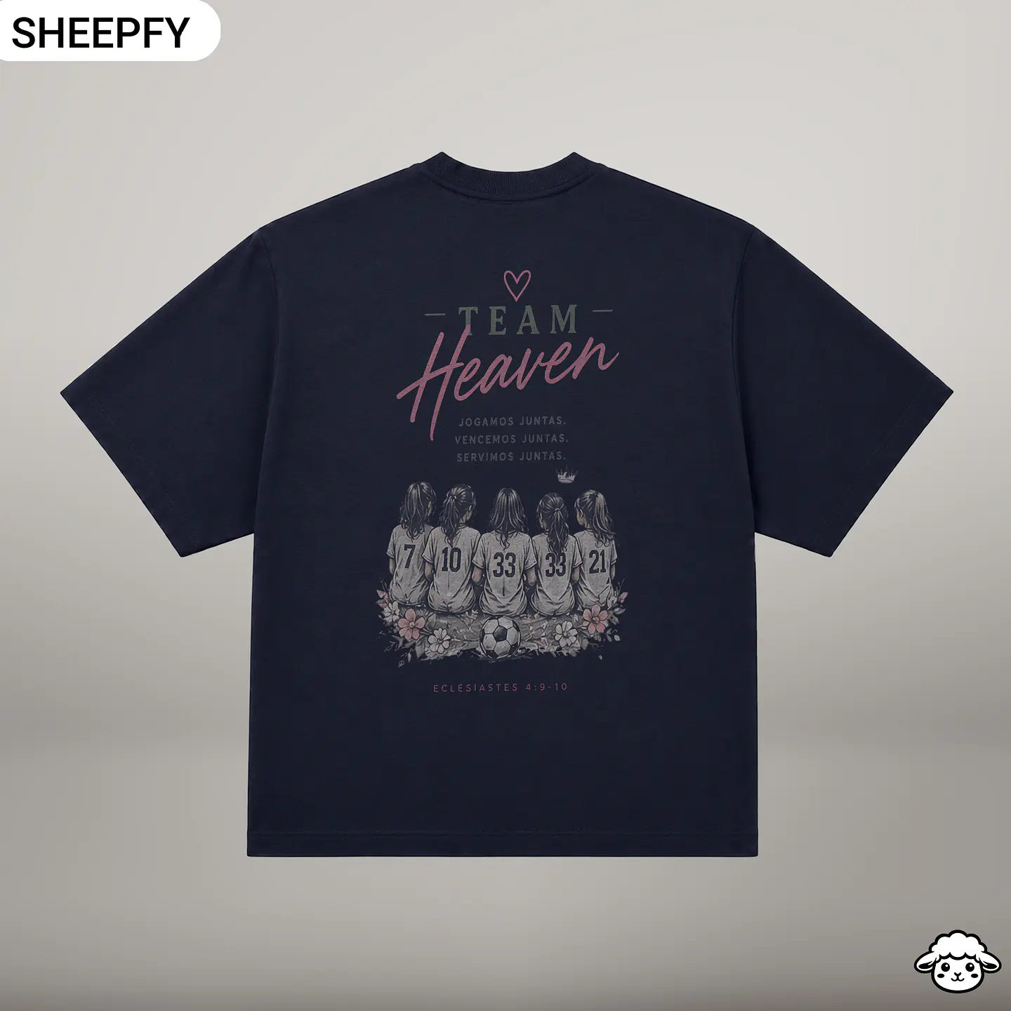 T-shirt oversized de manga curta - Team Heaven - World Cup Collection 5