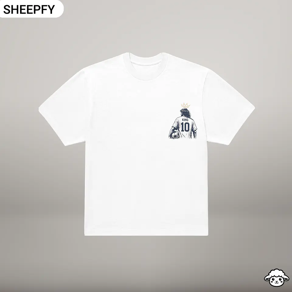 T-shirt oversized de manga curta - Jesus is My GOAT - World Cup Collection 12