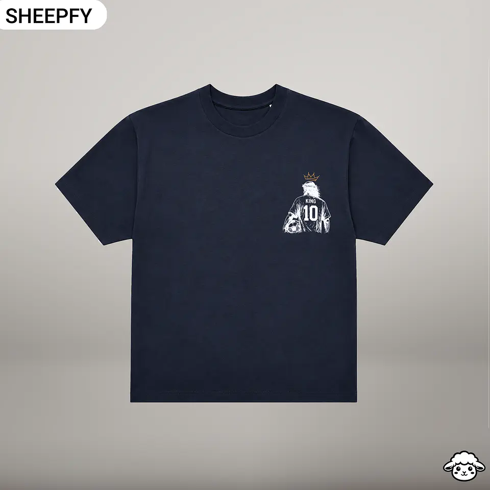 T-shirt oversized de manga curta - Jesus is My GOAT - World Cup Collection 18