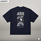 T-shirt oversized de manga curta - Jesus is My GOAT - World Cup Collection - Thumbnail 17