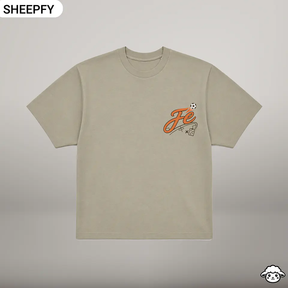 T-shirt oversized de manga curta - Tática da Fé - World Cup Collection 5