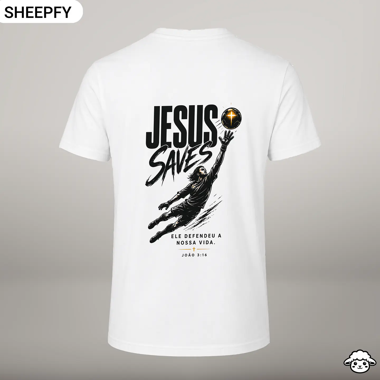 T-shirt de manga curta - Jesus Saves - World Cup Collection 5