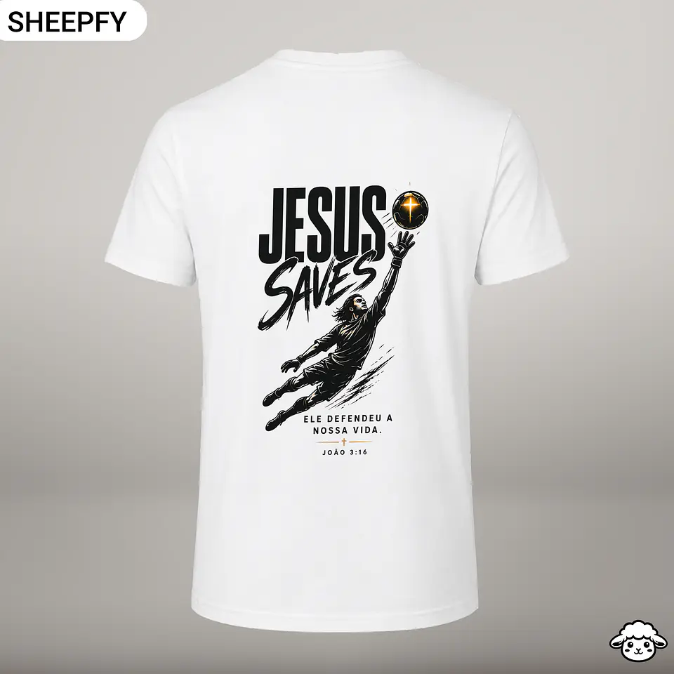T-shirt de manga curta - Jesus Saves - World Cup Collection 5