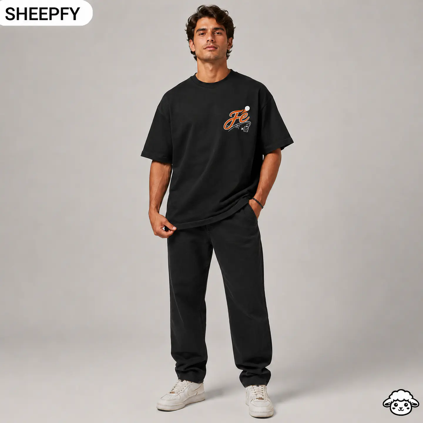 T-shirt oversized de manga curta - Tática da Fé - World Cup Collection 2