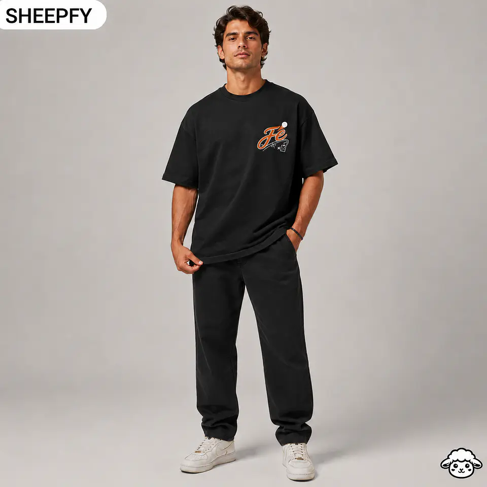 T-shirt oversized de manga curta - Tática da Fé - World Cup Collection 2