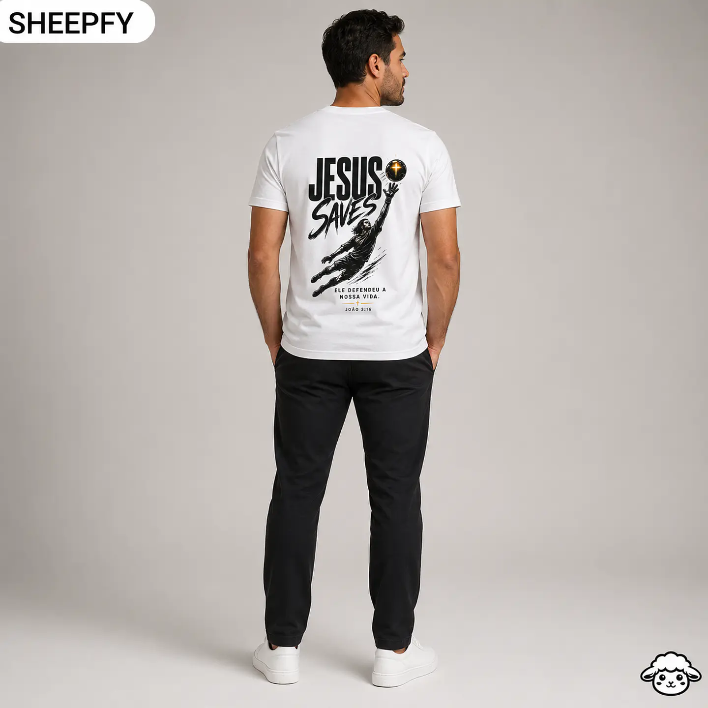 T-shirt de manga curta - Jesus Saves - World Cup Collection 1