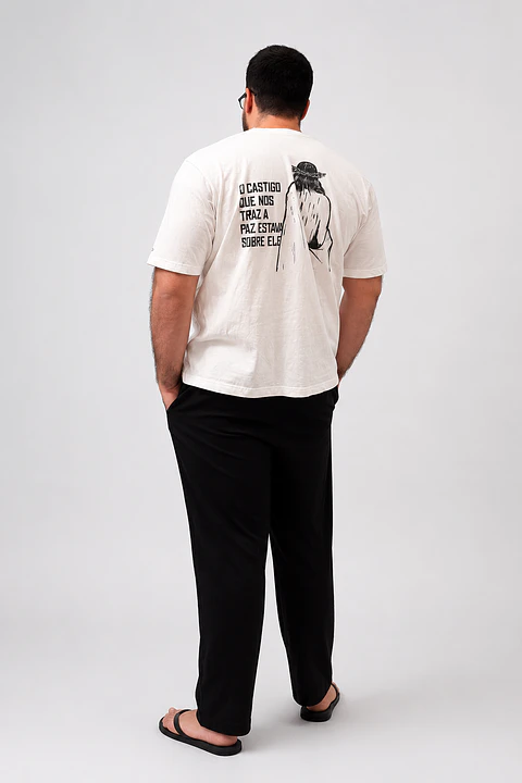 T-shirt oversized de manga curta - Castigo - Ágape Oversized Edition