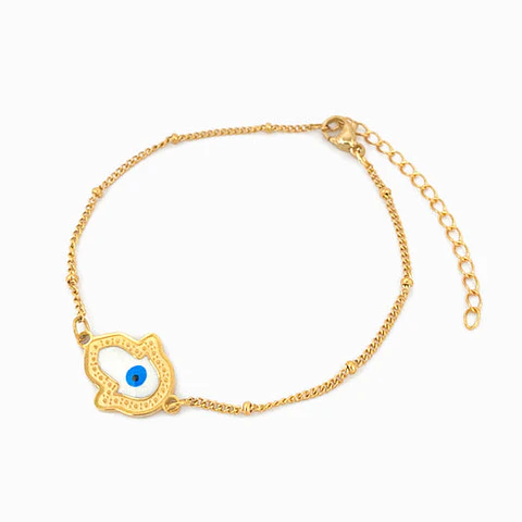 Bracelet mauvais iil en acier inoxydable