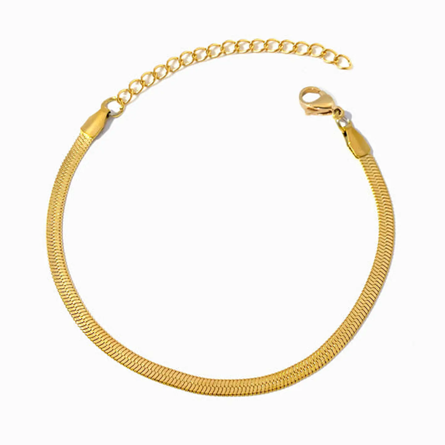 Bracelet maille serpent 3mm - Acier inoxydable 1