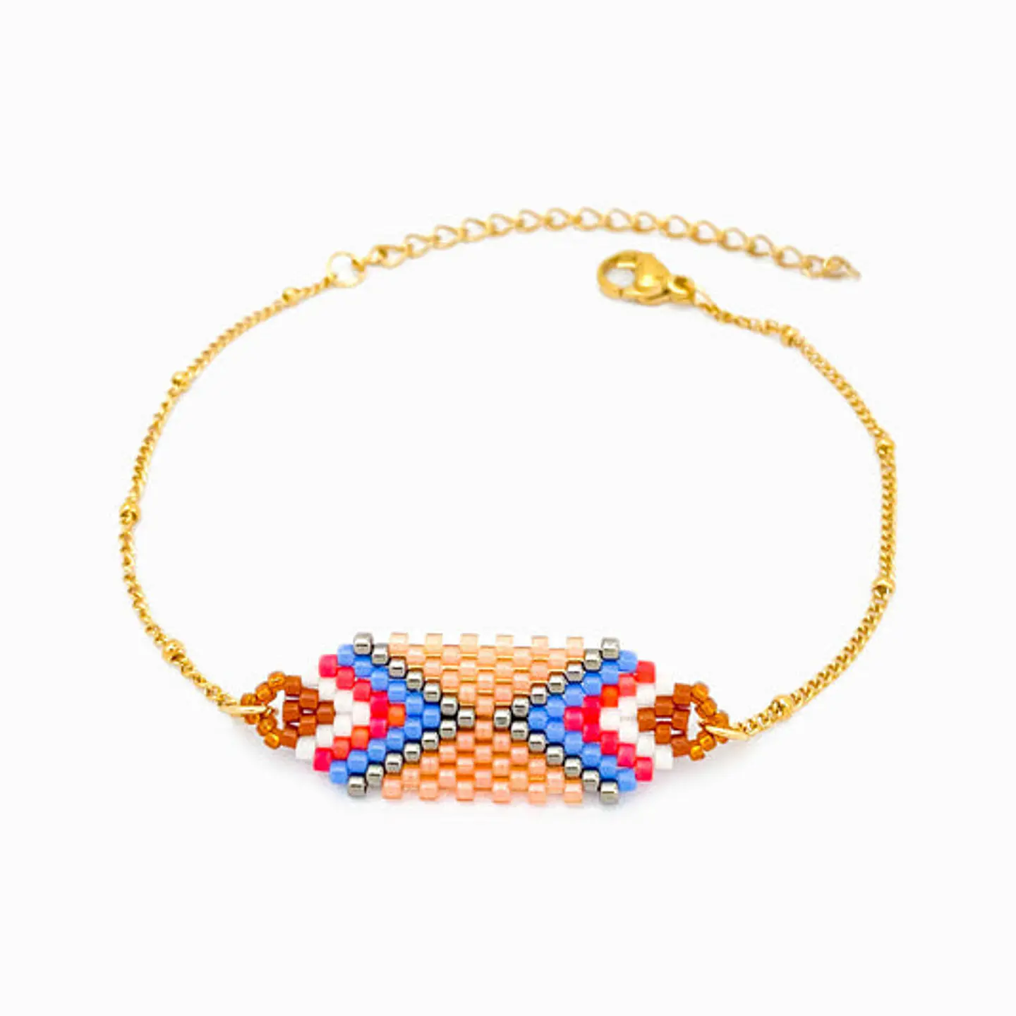 Bracelet géométrique Miyuki en acier inoxydable 1