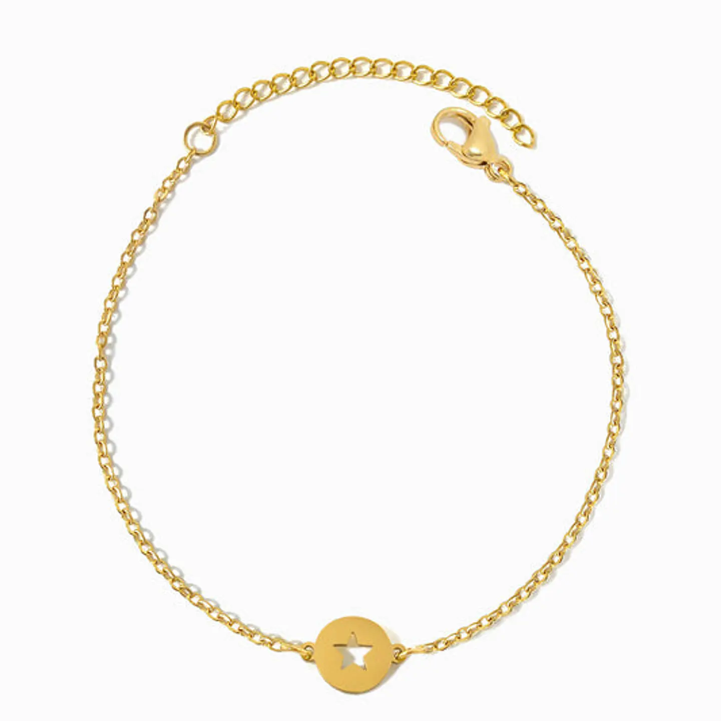 Bracelet avec étoile en acier inoxydable 1
