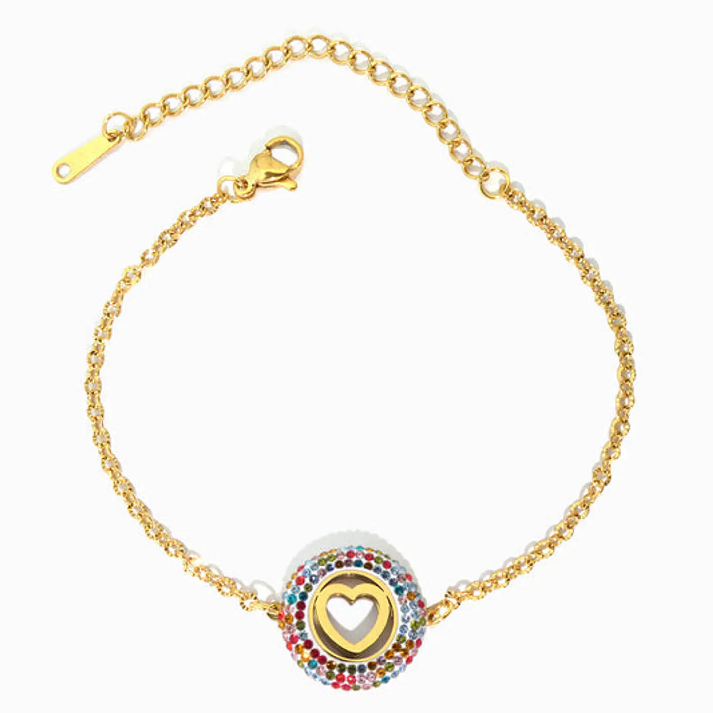 Bracelet avec ciur en acier inoxydable 1