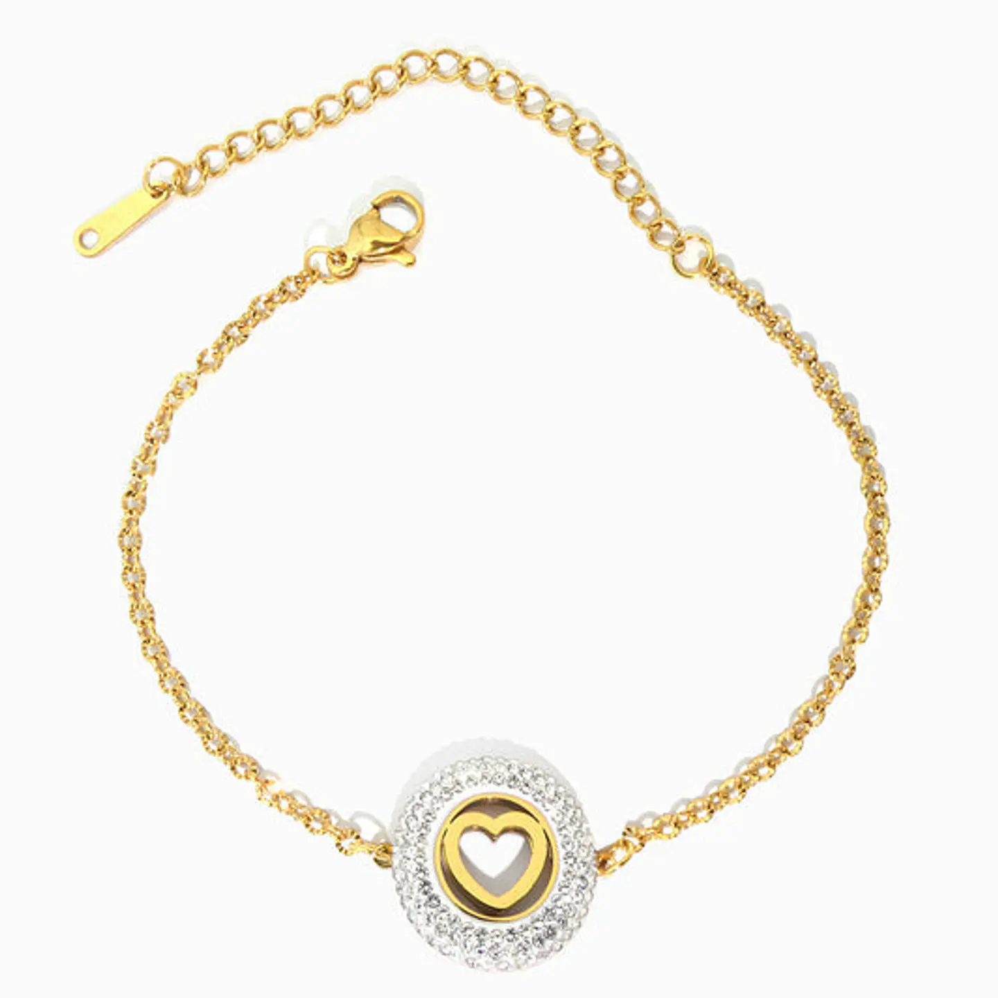 Bracelet avec ciur en acier inoxydable 1