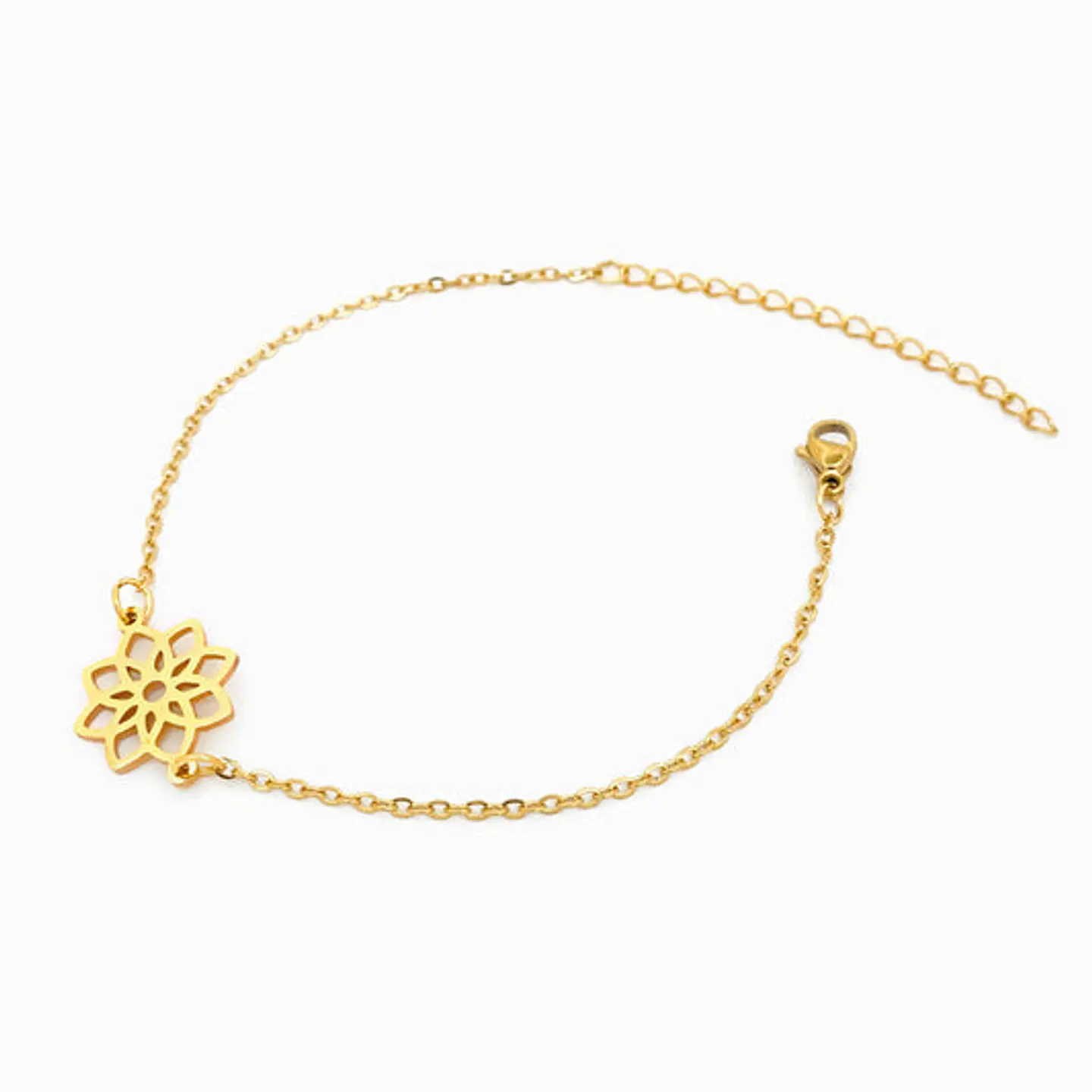 Bracelet motif fleur de la vie - Acier inoxydable 1
