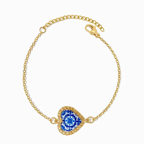 Bracelet motif ciur en acier inoxydable