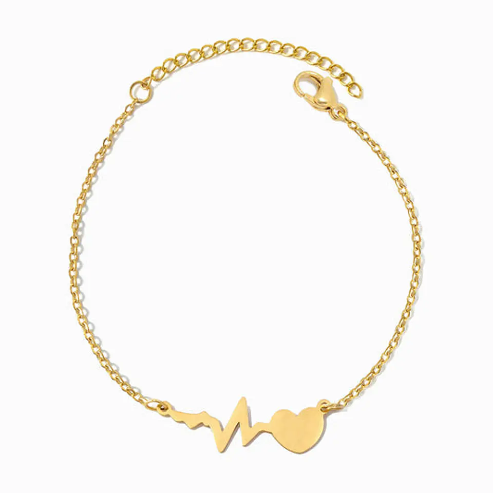 Bracelet motif ciur en acier inoxydable 1