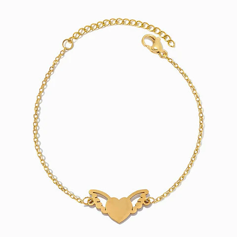 Bracelet motif ciur en acier inoxydable