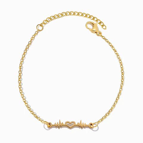 Bracelet motif ciur en acier inoxydable