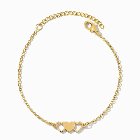 Bracelet motif ciur en acier inoxydable