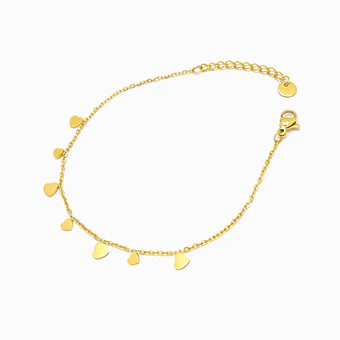 Bracelet motif ciur en acier inoxydable