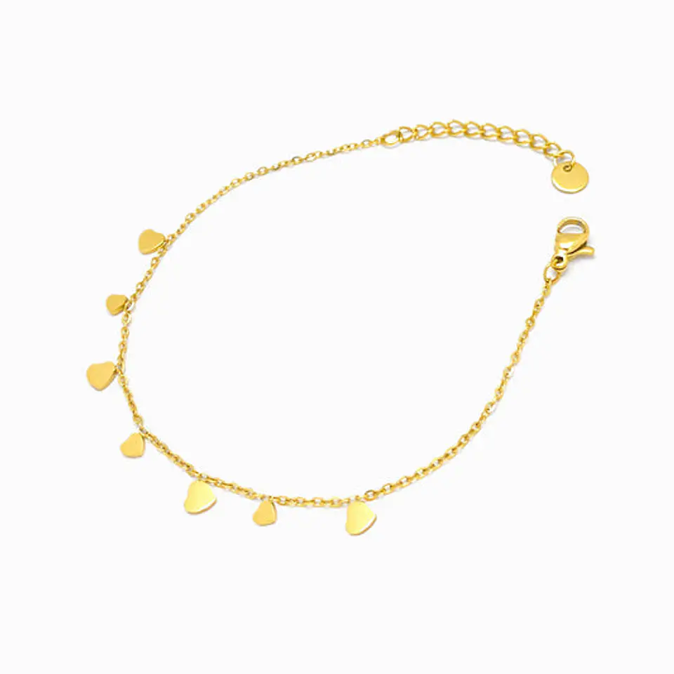 Bracelet motif ciur en acier inoxydable 1