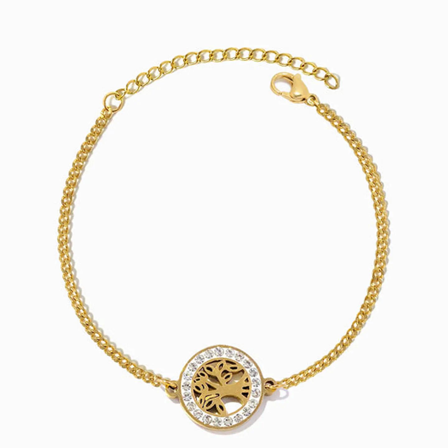 Bracelet motif arbre de vie en acier inoxydable 1