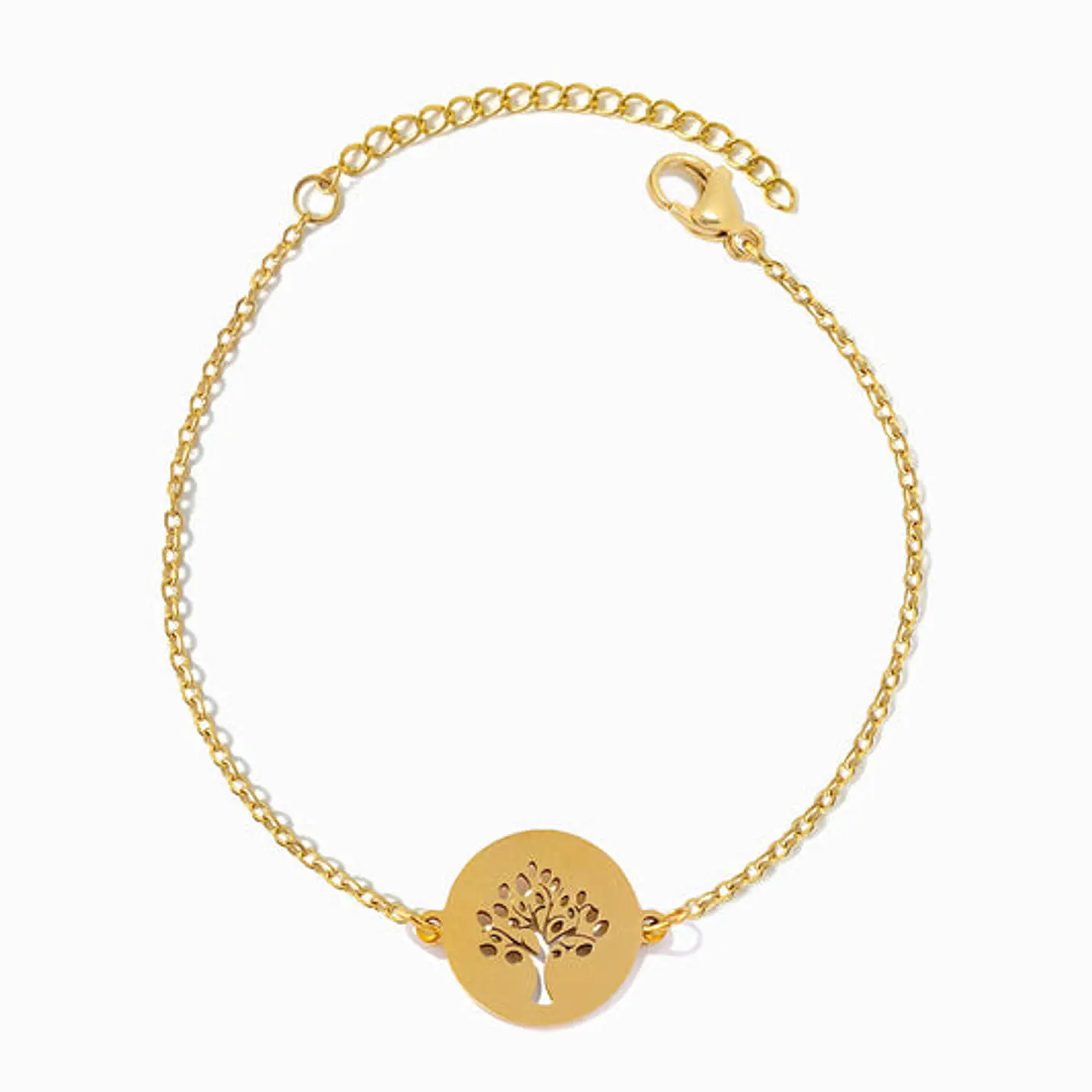 Bracelet motif arbre de vie en acier inoxydable 1