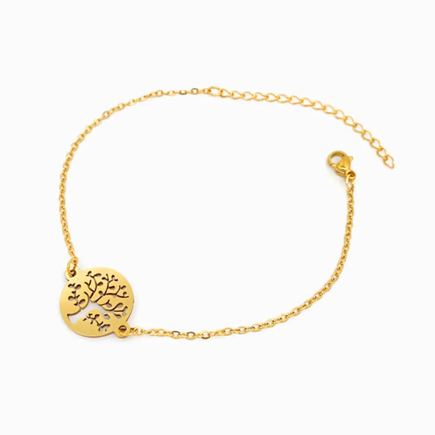 Bracelet motif arbre de vie en acier inoxydable 1