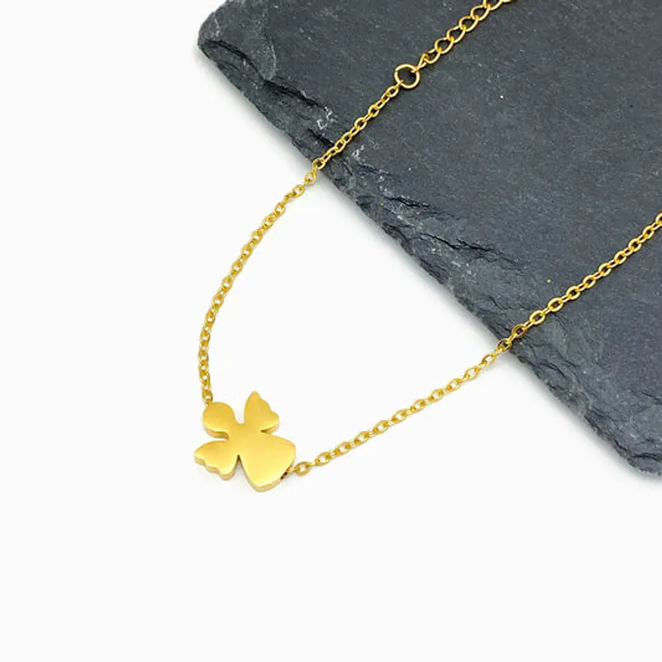 Bracelet motif ange en acier inoxydable 1