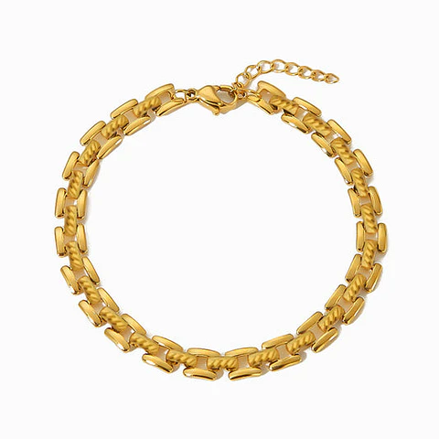 Bracelet minimaliste en acier inoxydable