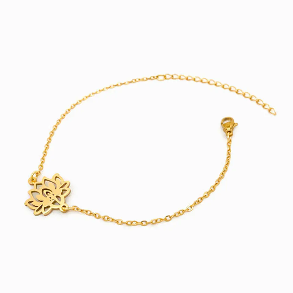 Bracelet style yoga en acier inoxydable 1