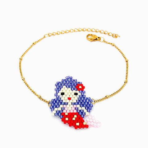 Bracelet sirène Miyuki en acier inoxydable
