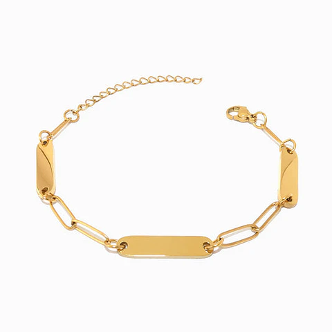 Bracelet personnalisé avec prénom en acier inoxydable